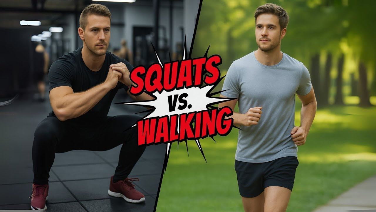 Squats vs Walking: Which One Actually Burns More Fat (New Study Results!)