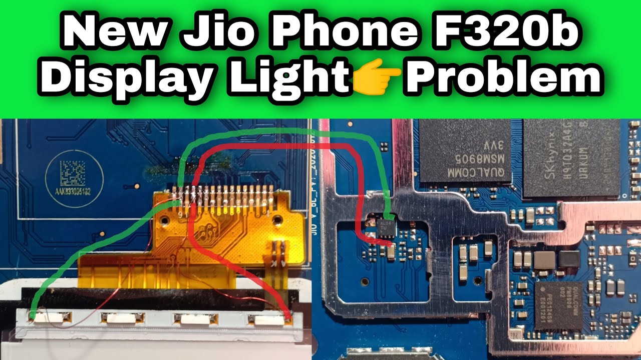 Jio F320b Display Light Problem|| Jio Phone Display Light Jumper