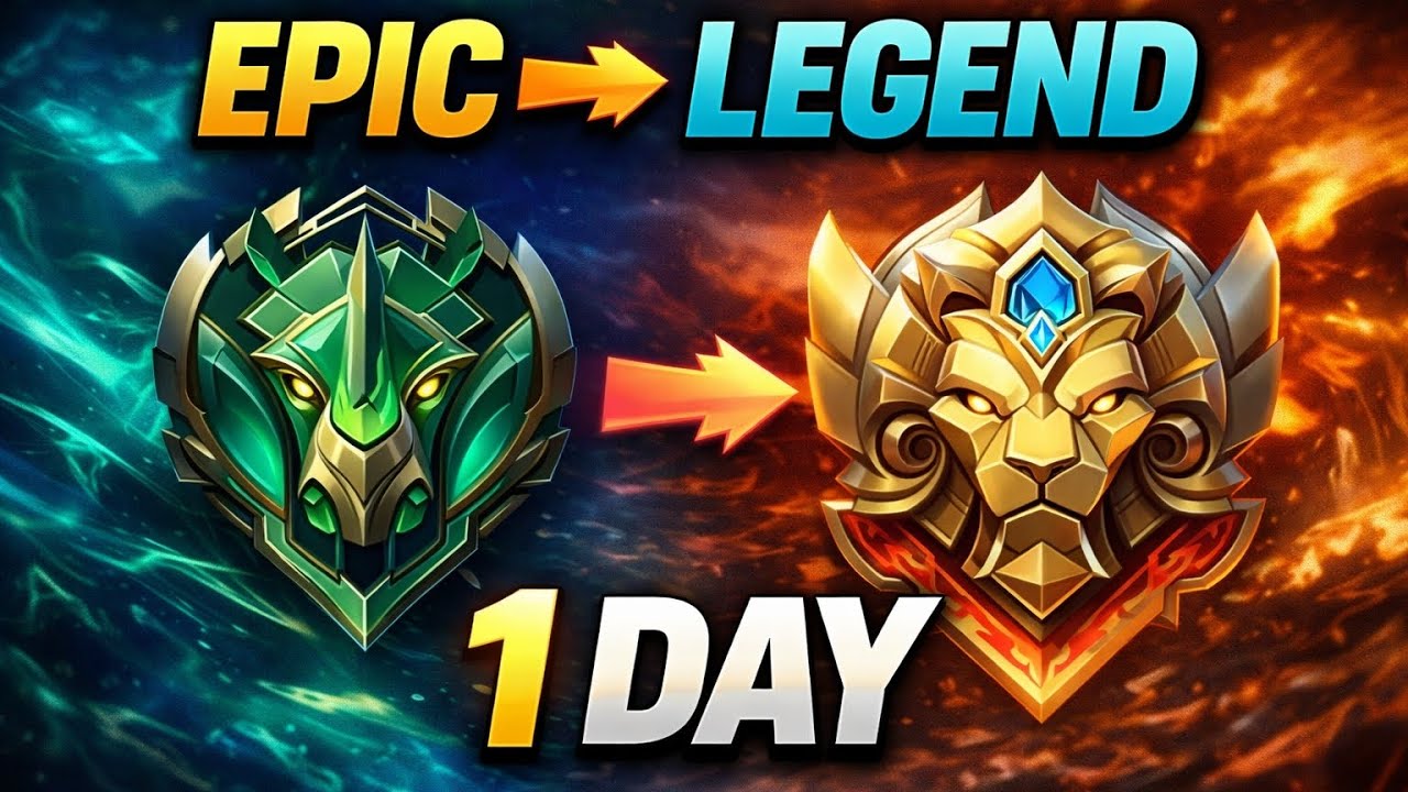 Epic Rank Tried to Stop Me… Legend in One Day (MLBB)