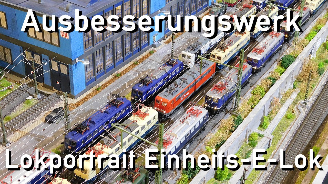 Ausbesserungswerk H0 Märklin Lokportrait Einheits-E-Lok