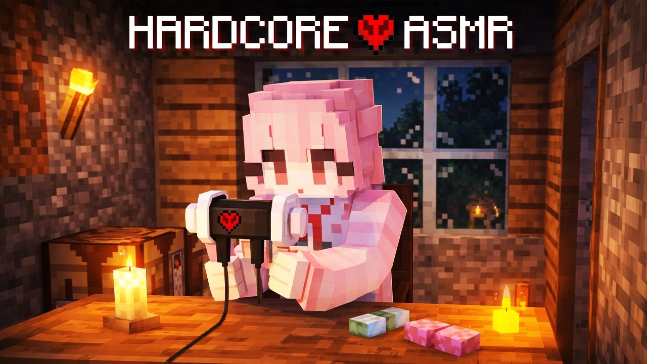 Four Players, One Life | Minecraft Hardcore ASMR #asmr #노토킹 #korea
