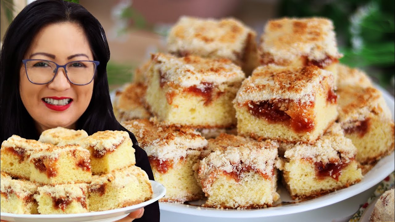 BOLO CUCA DE GOIABADA MAIS GOSTOSO DA VIDA!! TEXTURA DIFERENTE, SIMPLES E FÁCIL - Dika da Naka