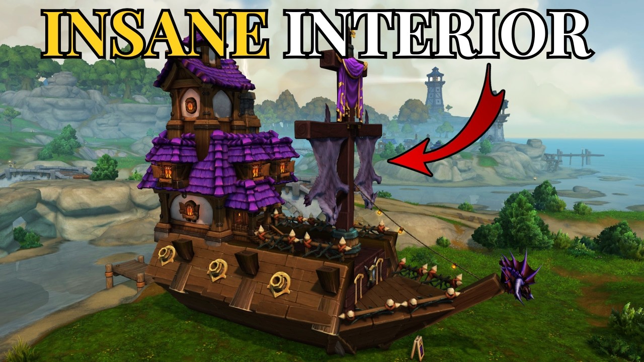 WoW Housing INSANE House Boat (You WON'T Believe the Inside)