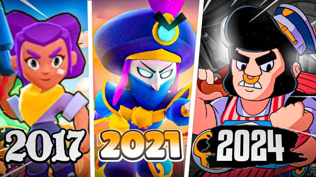 KOMLETNÍ DOKUMENT O BRAWL STARS OD ROKU 2017 DO ROKU 2024 !!!