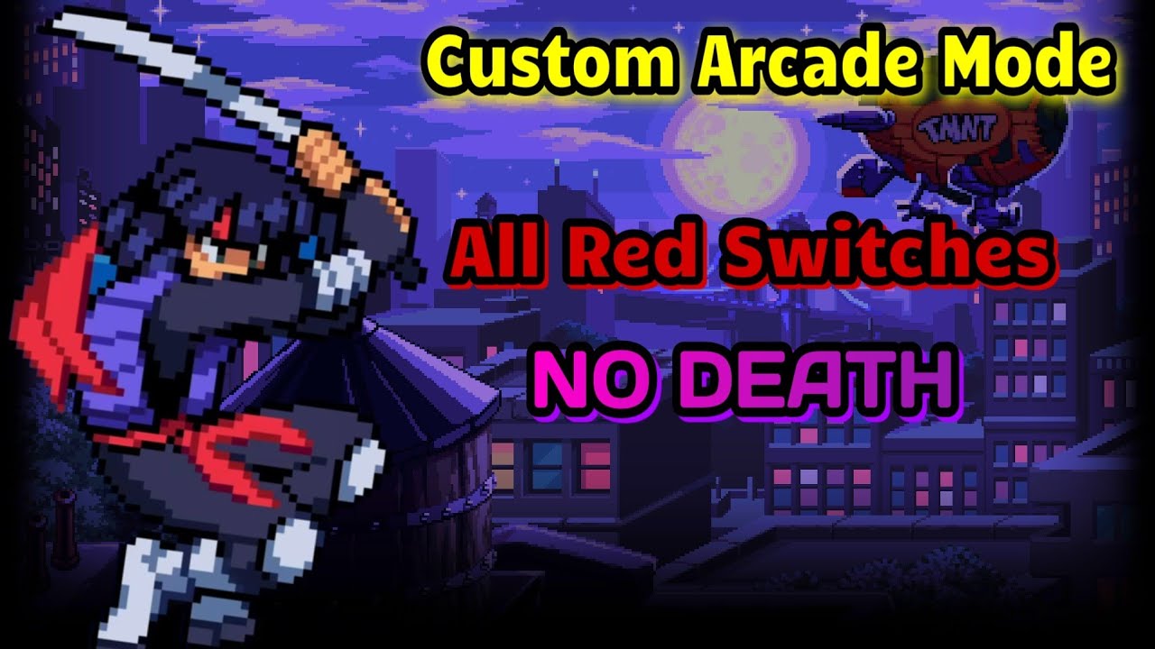 TMNT: Shredder's Revenge DLC - KARAI -No Death- Arcade [All Red Switches]