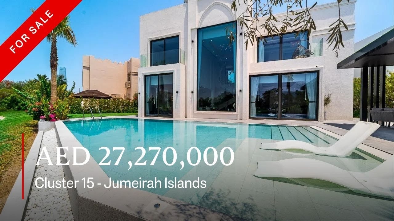 Inside a Flawless, Upgraded Villa in Jumeirah Islands | Dubai Real Estate