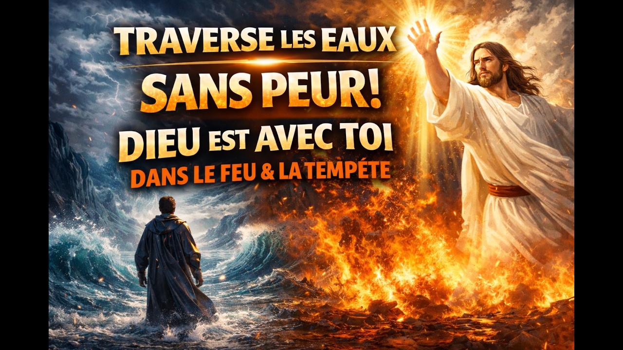 TRAVERSE LES EAUX SANS PEUR ! Dieu est avec toi dans le feu et la tempête