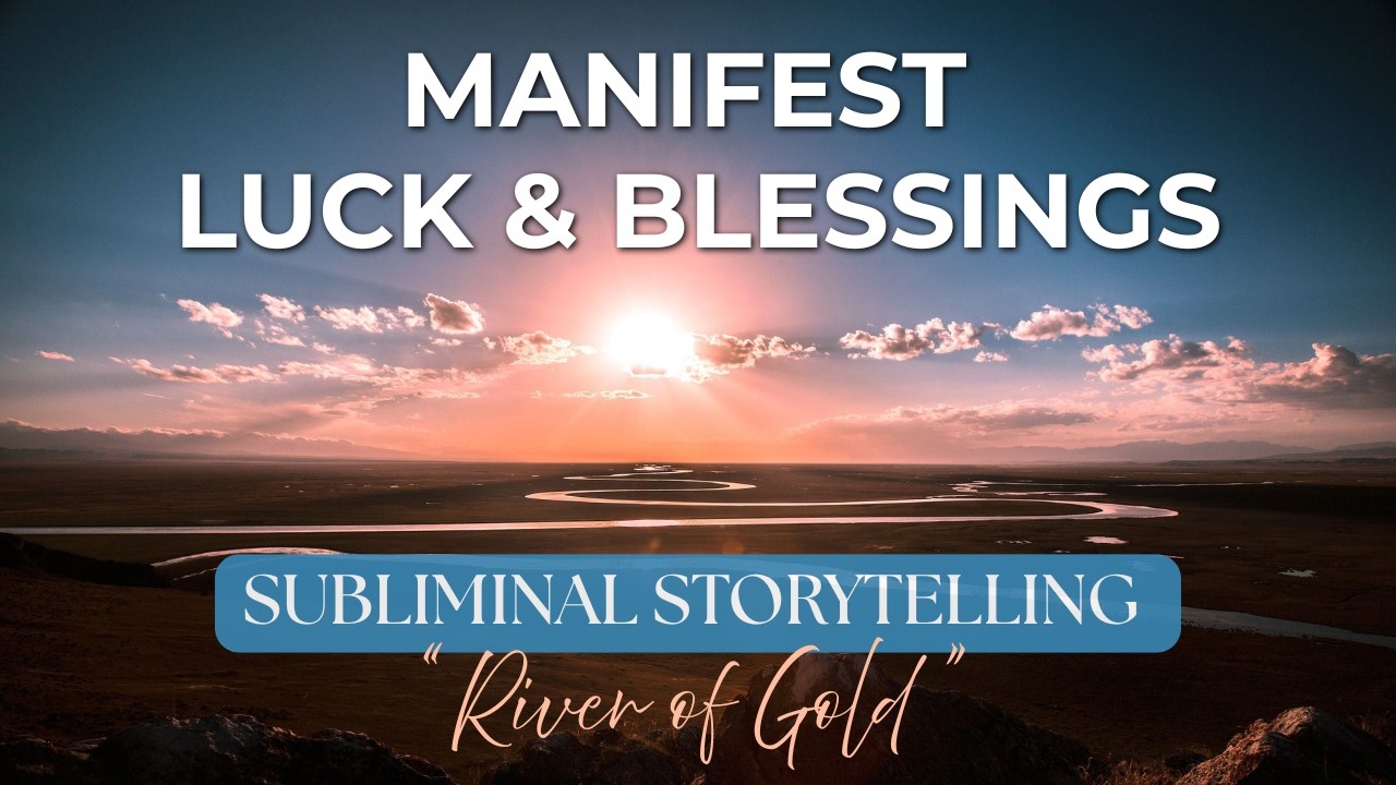 RIVER OF GOLD ✨💎 WITH AFFIRMATIONS TO UNLOCK LUCK AND BLESSINGS 💰💲⭐