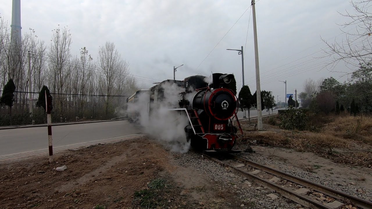 C2 Narrow gauge (2ft6in 762mm) steam locomotive in Henan China