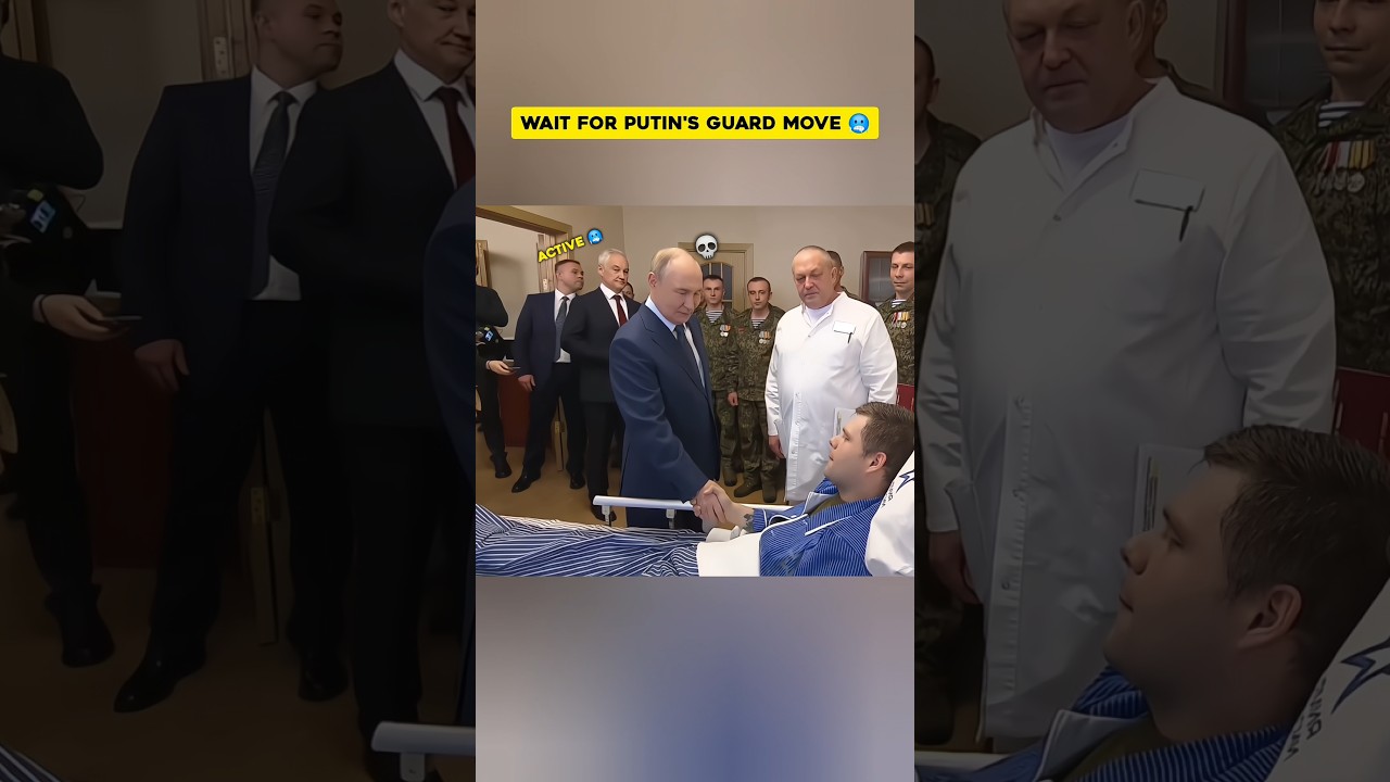 Putin&rsquo;s Bodyguard Reacts Instantly ⚡ | High Alert 🚨