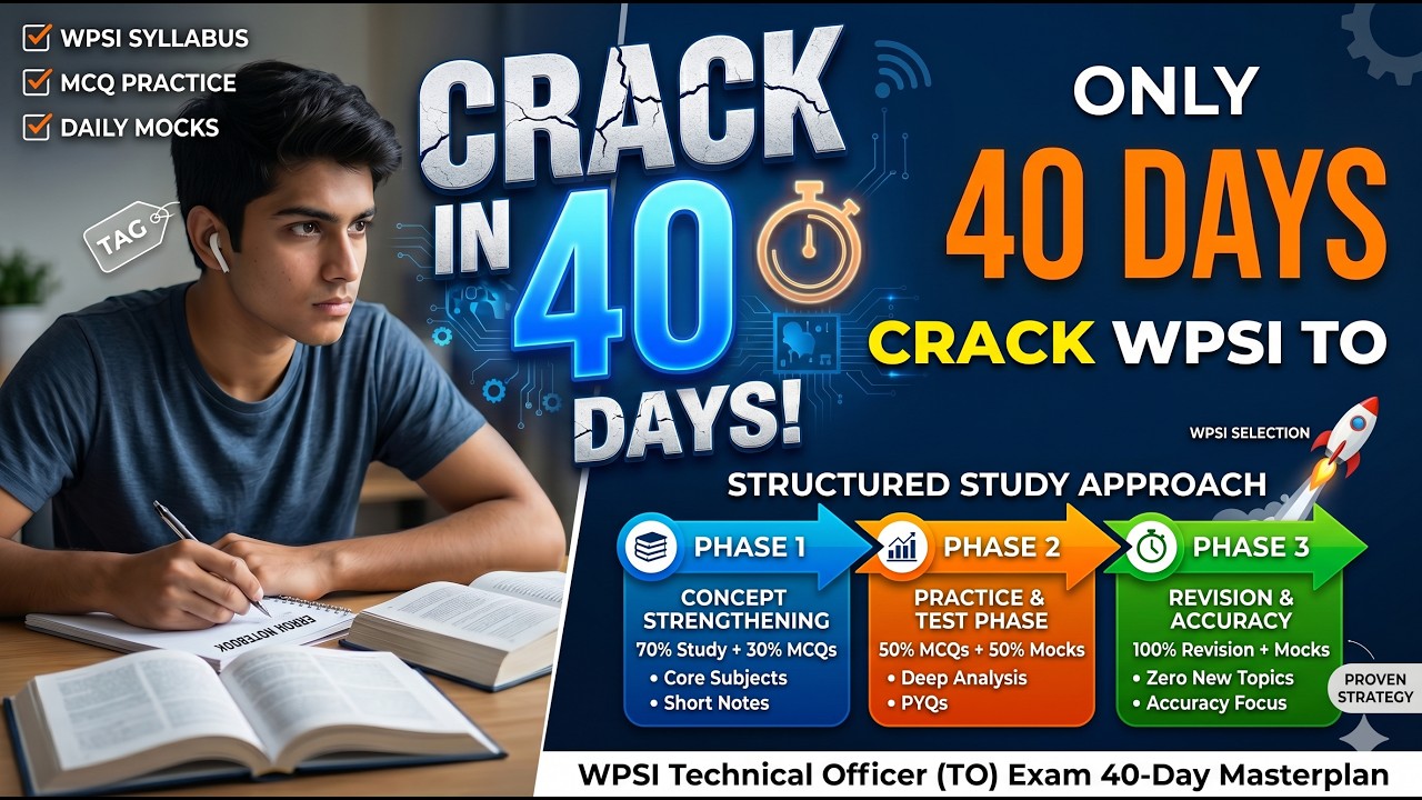 How to Crack Wireless PSI TO in 40 Days | Structured Study Approach