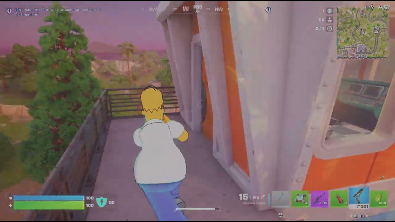 Homer Sniper Fortnite