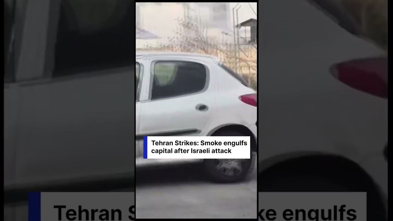 BREAKING: Huge Smoke Covers Tehran Sky as Israel Strikes Iranian Command Centers | AH1I
