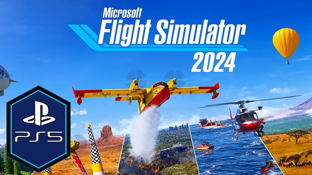 Обзор игрового процесса Microsoft Flight Simulator 2024 для PS5 [120 кадров в секунду]