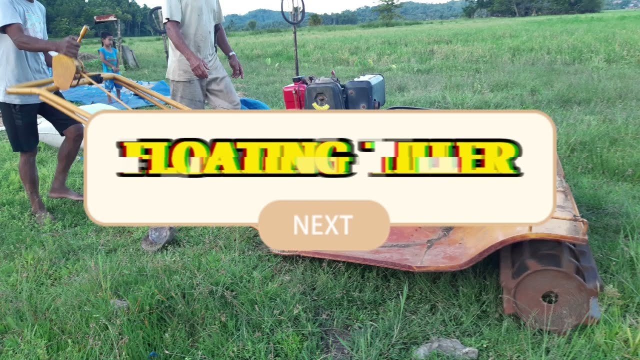 Floating Tiller (Turtle) and it's parts...