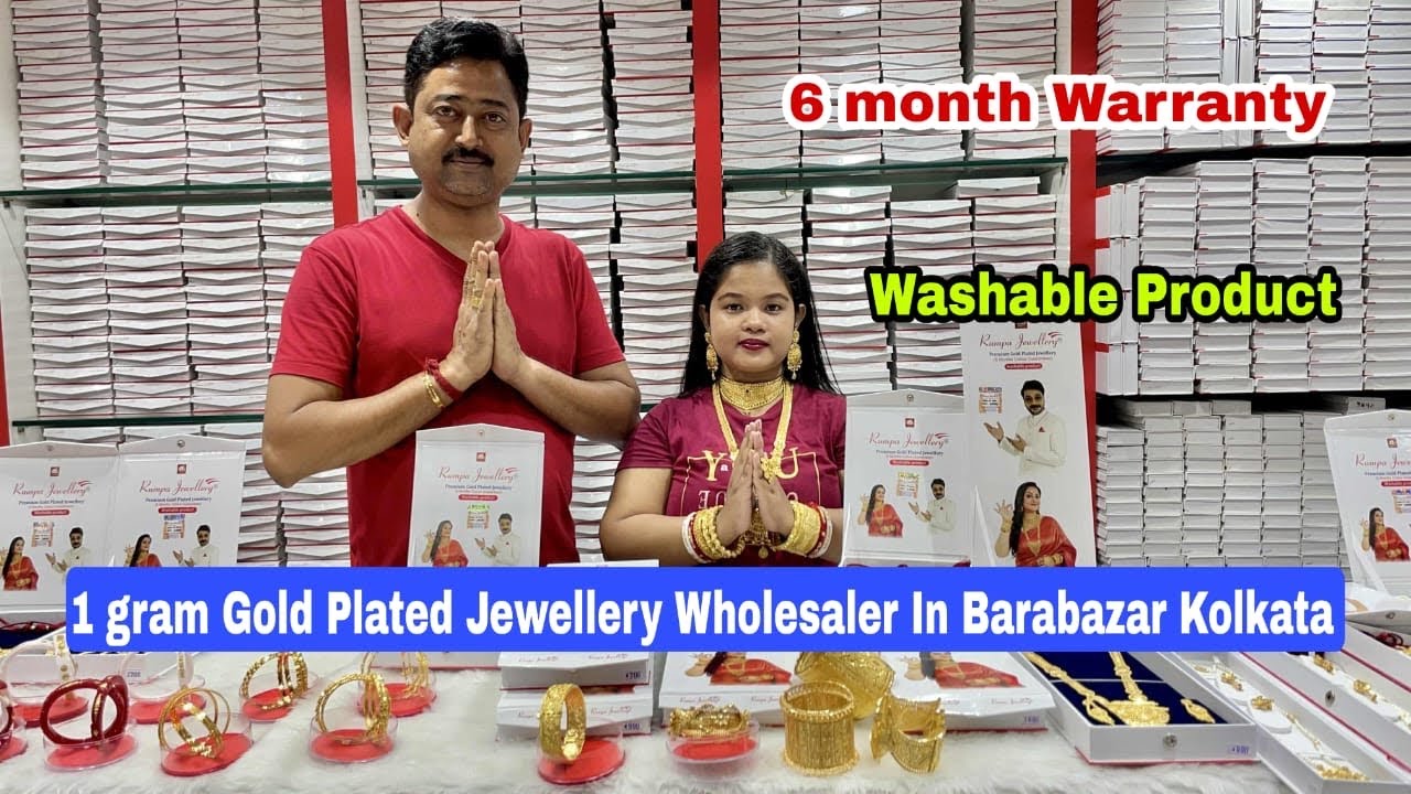 Barabazar Gold Plated Bridal set,Mangalsutra,Sankha,Pola,Chain Collections | Wholesale Market