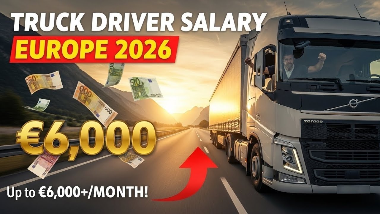 Truck Driver Salary Europe: Switzerland vs Germany vs Poland 2026