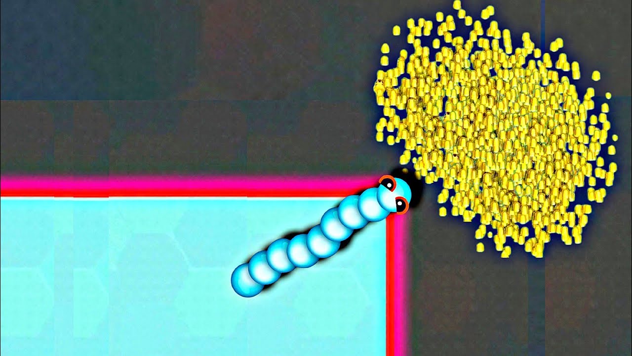 WOW😍 BABY SLUSHY SNAKE FIND DELICIOUS POINTS ON THE RIGHT SIDE MAP 🐍BEST EPIC SNAKE IO GAMEPLAY #509