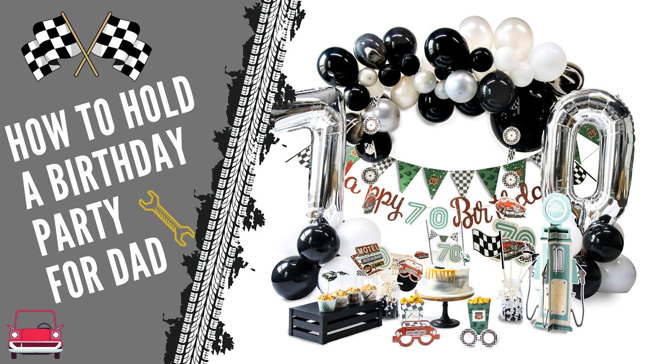 Unboxing Surprise 70th Birthday Goodies - 70th birthday party ideas for dad ①