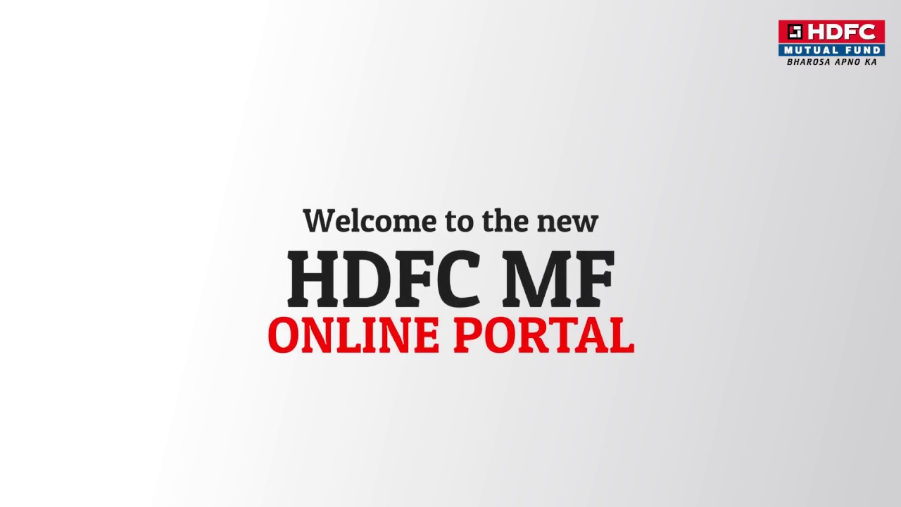 Как пользоваться сайтом HDFC MFOnline Investors