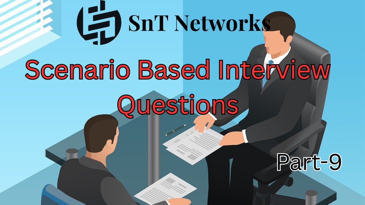 Scenario Based Interview Questions Part 9|Fix Packet Drops #ccna  #ccnp  #ccie  #interview #security