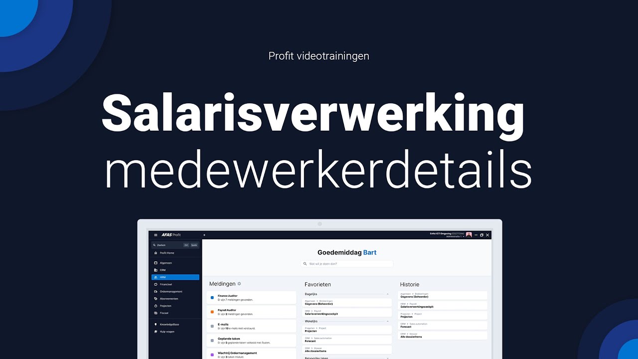 Salarisverwerking - medewerkerdetails