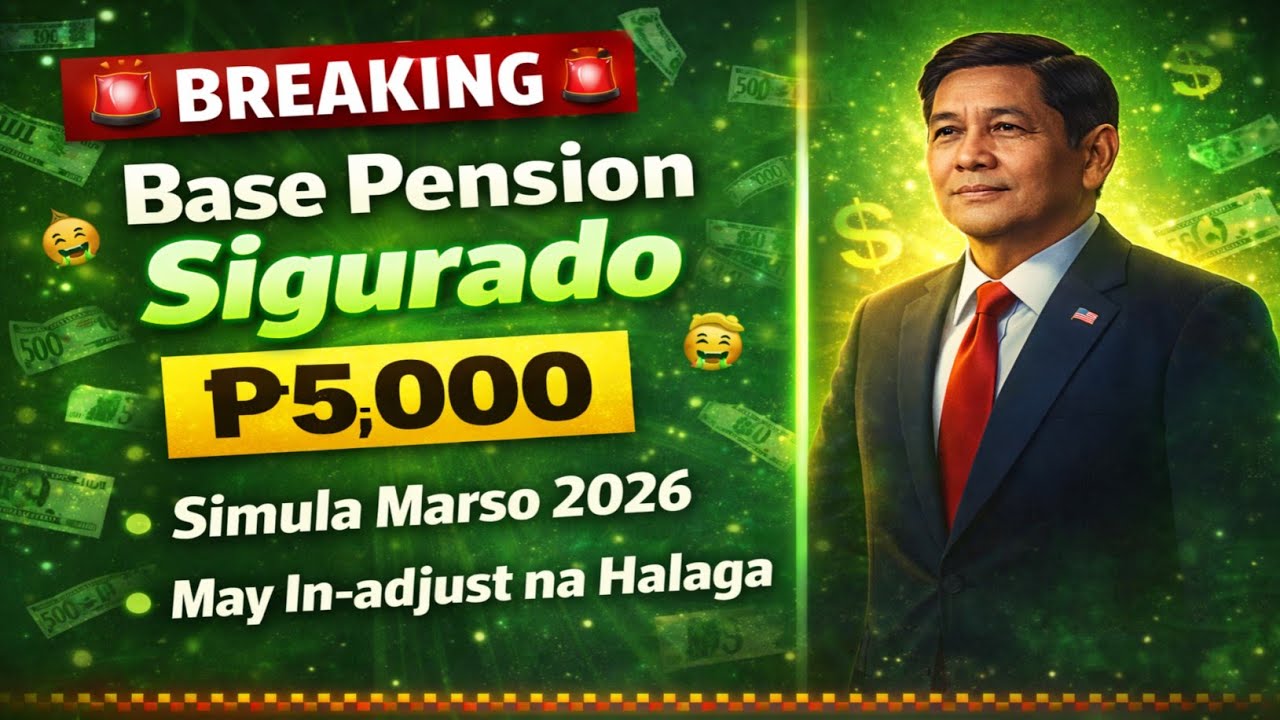 March 2026 Monthly Pension Rollout: ₱5,000 Base + Mga In-adjust na Halaga