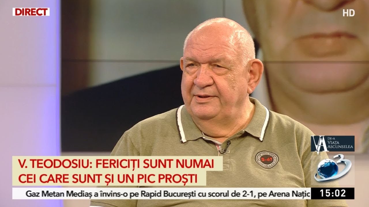 La mulţi ani, Valentin Teodosiu! Actorul a împlinit 68 de ani: 