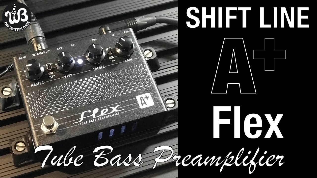 The A+ Flex Tube Bass Preamp: rely on more than the raw sound of your Bass!!!
