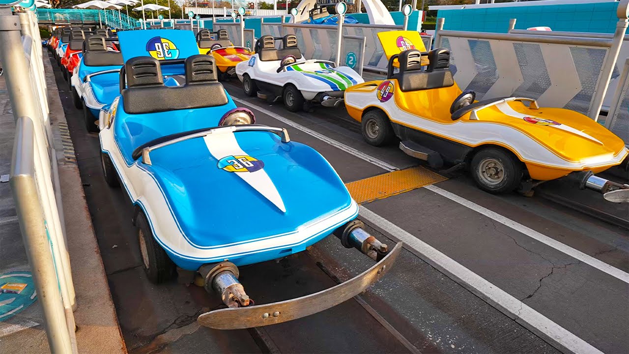 Tomorrowland Speedway 2024 - Magic Kingdom Race Car Ride at Walt Disney World [4K60 POV]