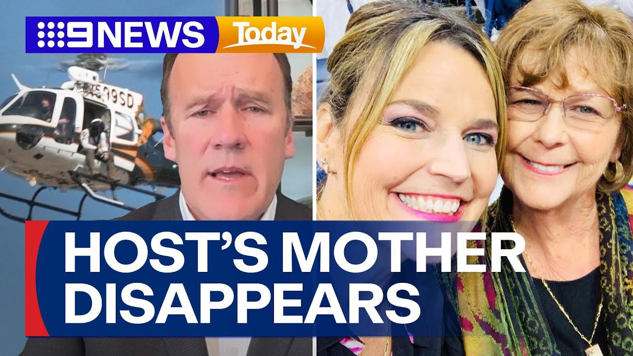US show host’s mother disappears in suspected abduction | 9 News Australia