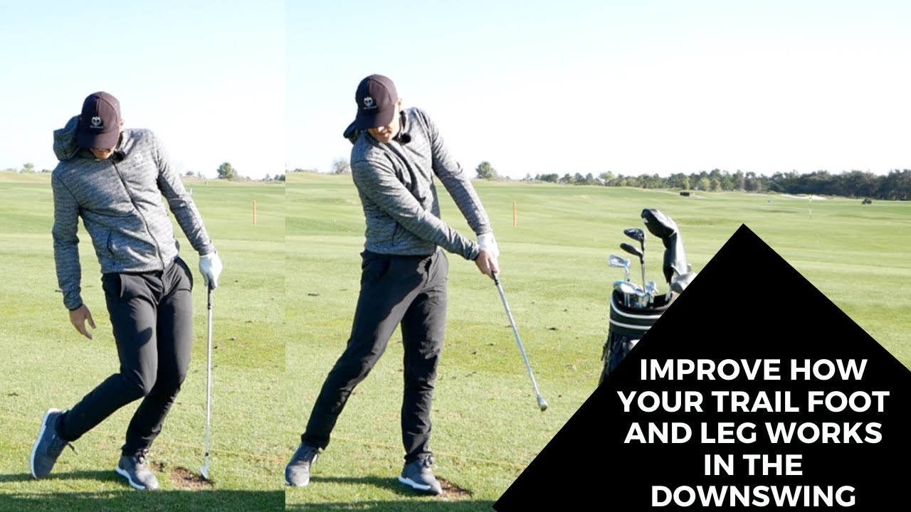 IMPROVE HOW YOUR TRAIL FOOT AND LEG WORKS IN THE DOWNSWING