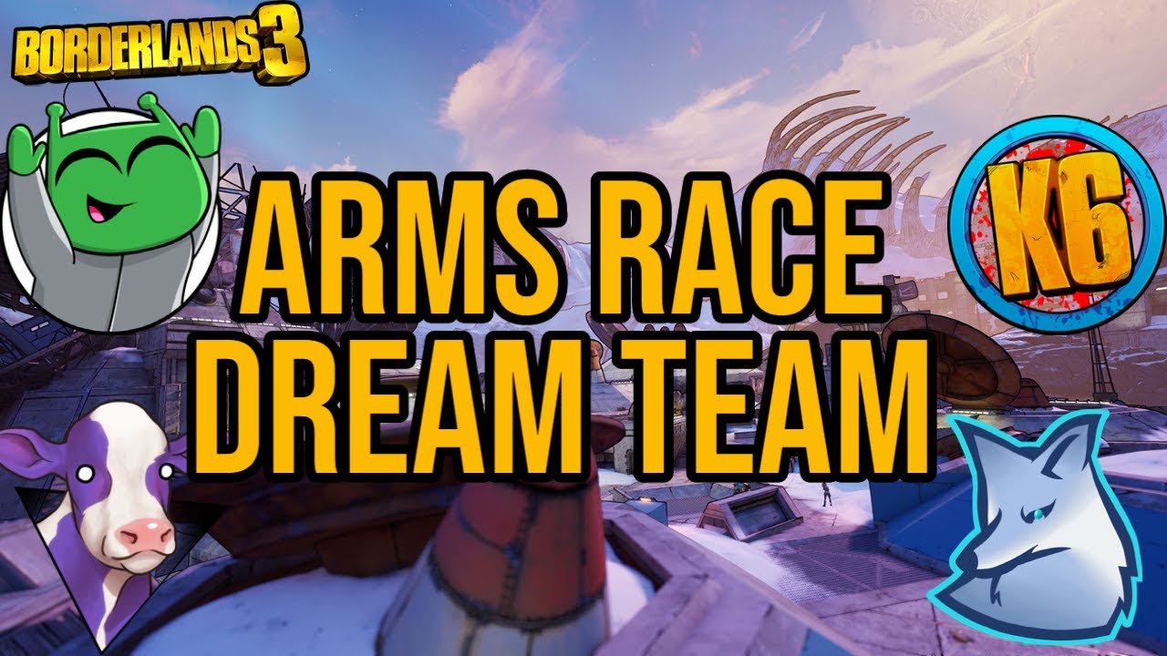 Arms Race Co-Op! Ft. JoltzDude139, Ki11erSix, ThiccFilA & Moxsy // Borderlands 3