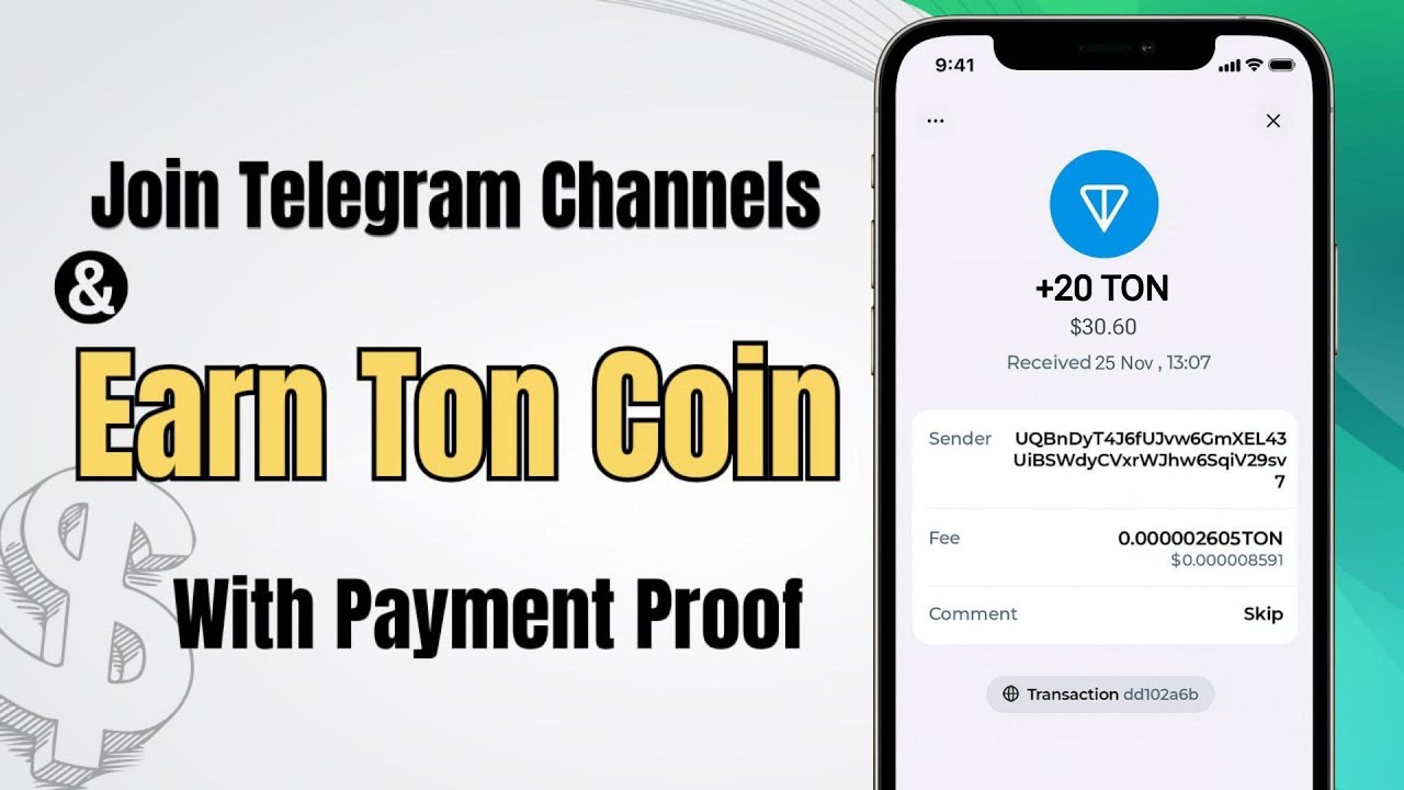 🔥 Новый Telegram-бот 2025 | Зарабатывайте бесплатные монеты TON, просматривая видео и выполняя за...