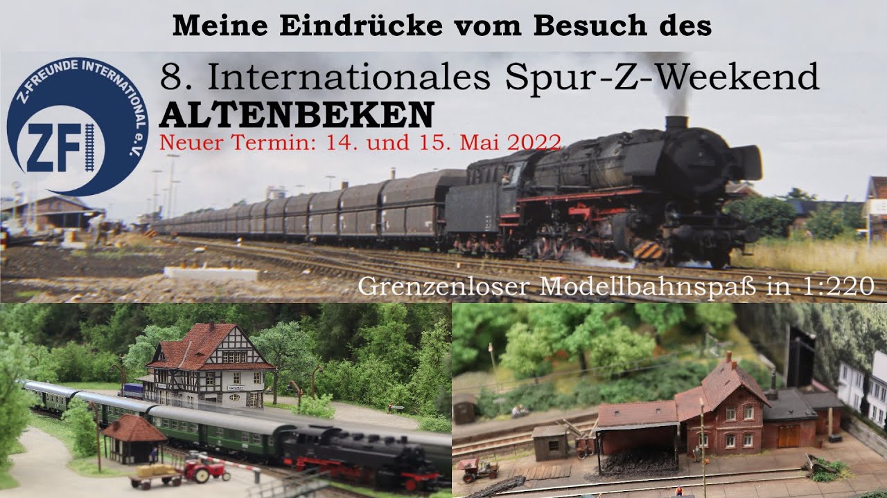 8. Internationales Spur-Z Weekend in Altenbeken 2022 (Z Scale)