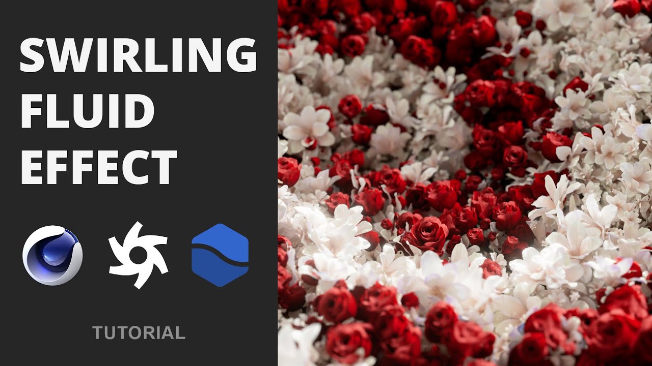 How to Make a Swirling Flower Effect in Cinema 4D + RealFlow