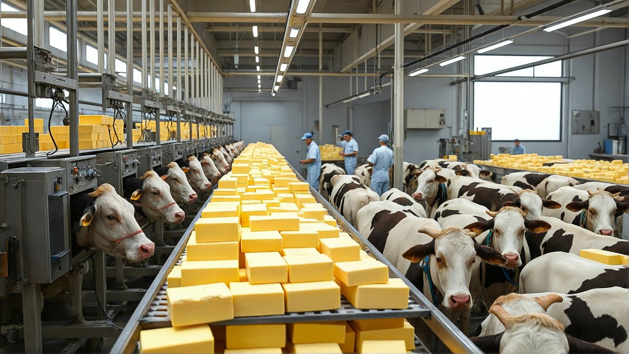 Cómo se FABRICA la MANTEQUILLA MODERNA: SECRETOS del PROCESO
