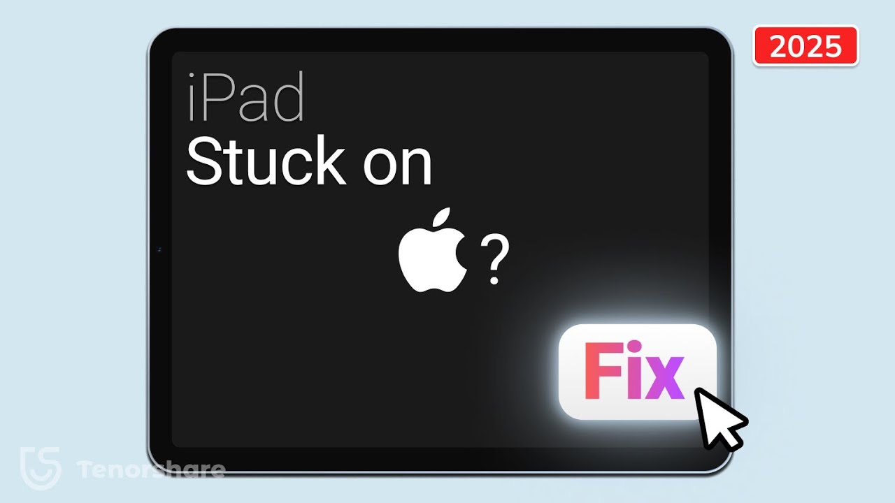 How to Fix iPad Stuck on Apple Logo without Data Loss? - 2026 New!
