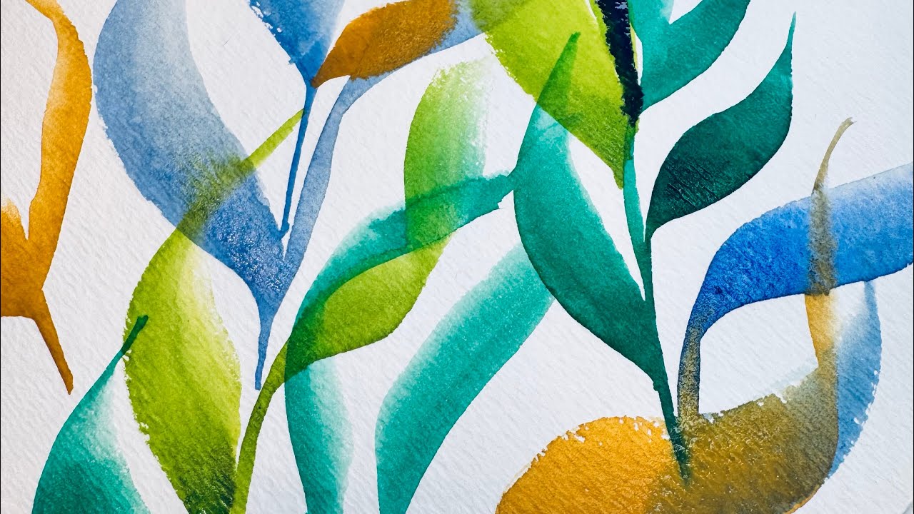 Освойте кисть-кинжал! 🎨✨ Веселые и простые мазки для рисования акварелью &mdash; идеально для новичков!