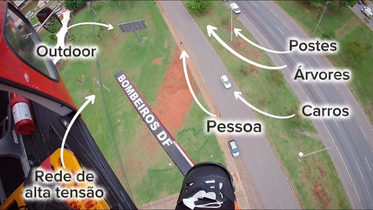 Ocorrência com pouso na EPIA próximo ao Park Shopping 