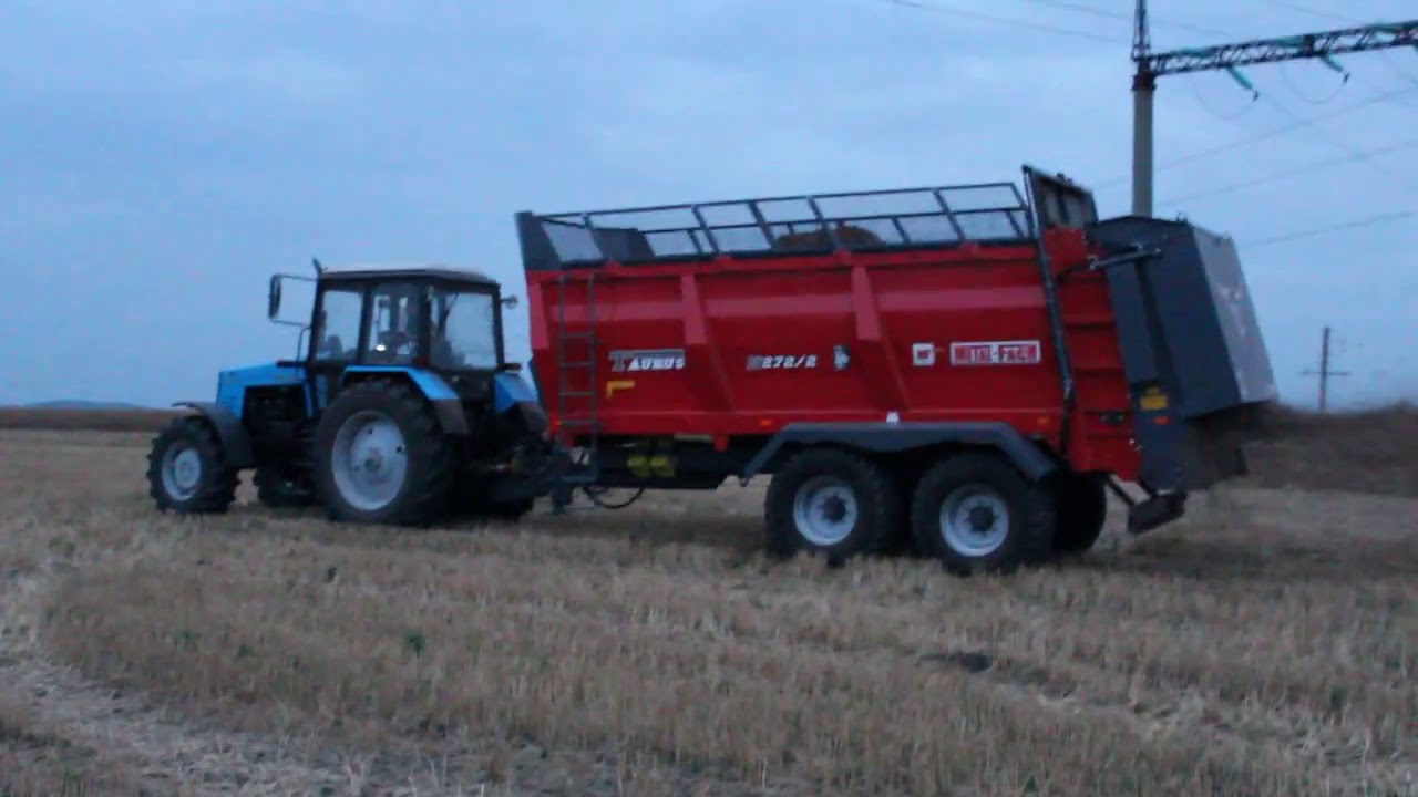Rozrzutnik obornika Metal Fach N272 Taurus adapter poziomy ciagnik Belarus
