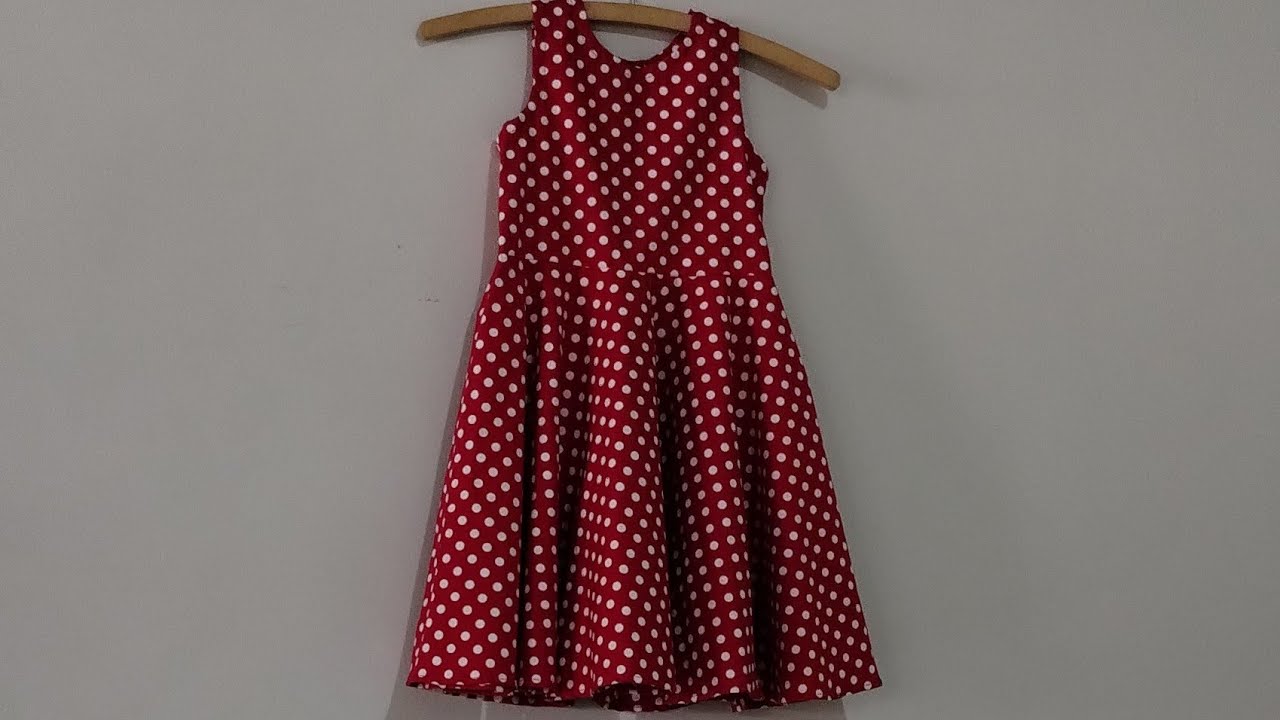Vestido Godê Infantil. Passo a Passo.