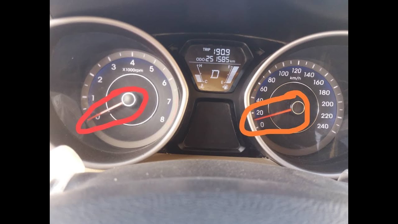 النترا عداد RPM ما يشتغل ولخبطة في غيارات القير وتعطيل في التشغيل والسبب واحد Elantra 2013 P0335
