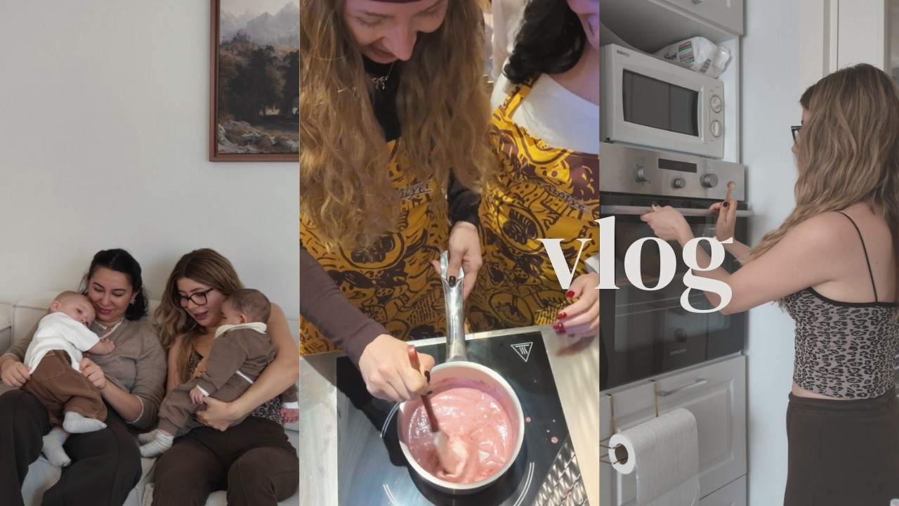 VLOG | Günlük ev halleri, misafirim var, çikolata atölyesi, Alp’in ilk park yürüyüşü