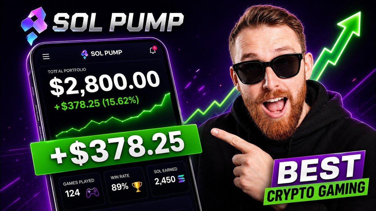 The Best CRYPTO GAMING Platform Just Got BETTER &ndash; SolPump New Game Launch