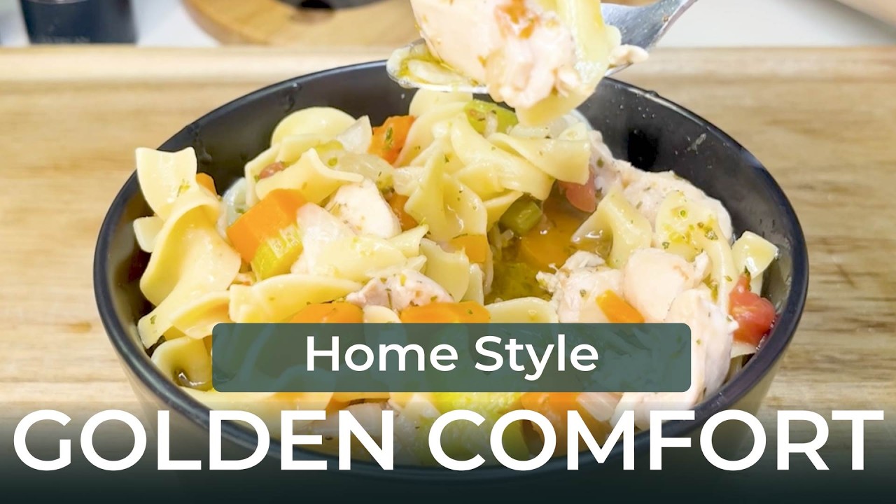 Cozy Home-Style Chicken Noodle Soup | 30-Minute Meal