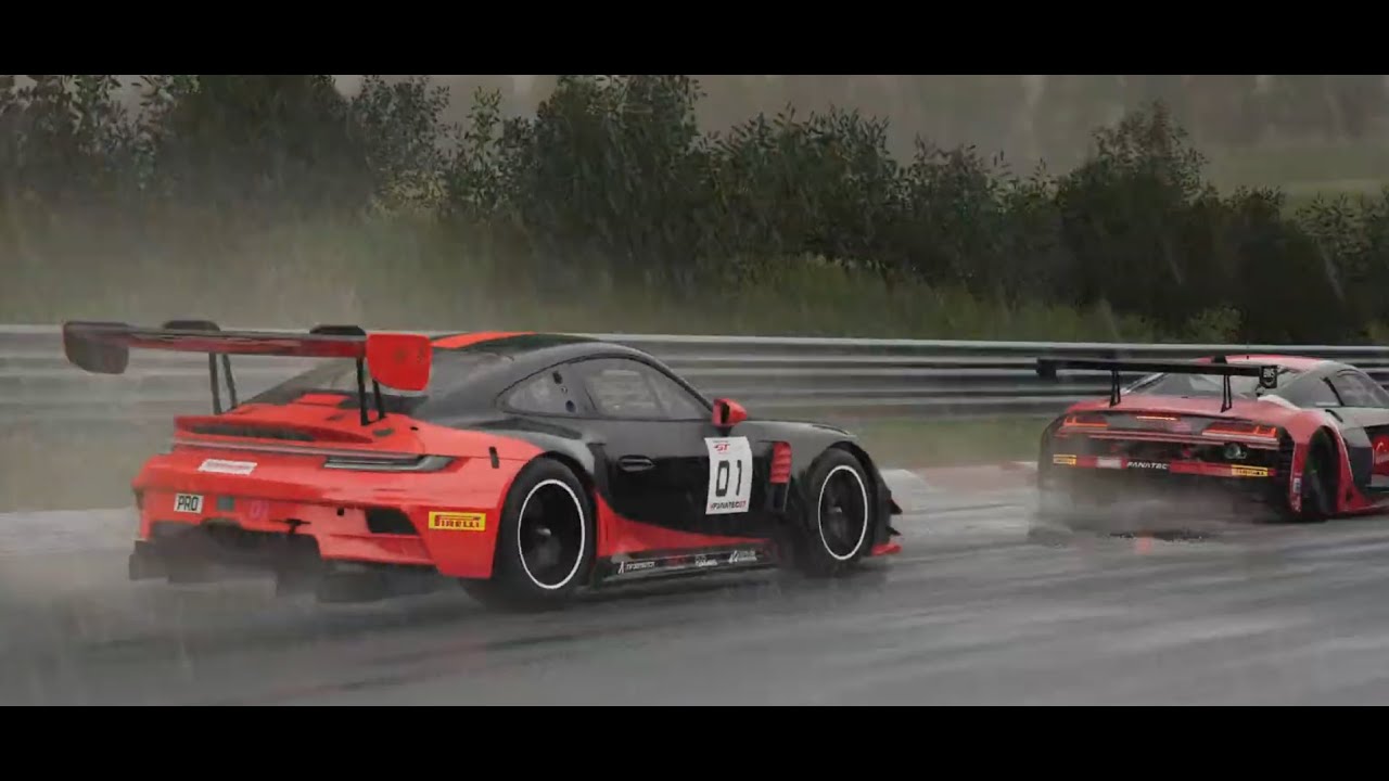Assetto Corsa Competizione | Low Visibility Rain Race | 2023 Porsche 992 On The 24Hr Nur