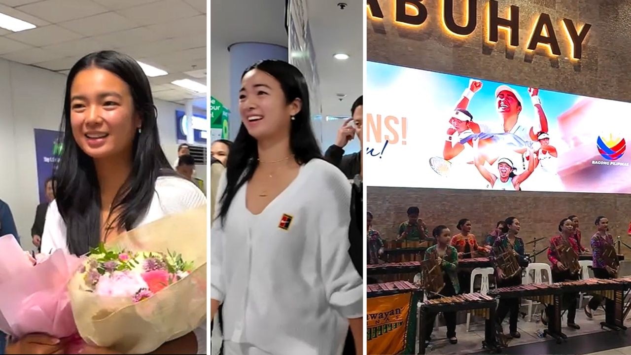 Alex Eala's Reaction to Her Welcome Home in the Philippines 🇵🇭❤️