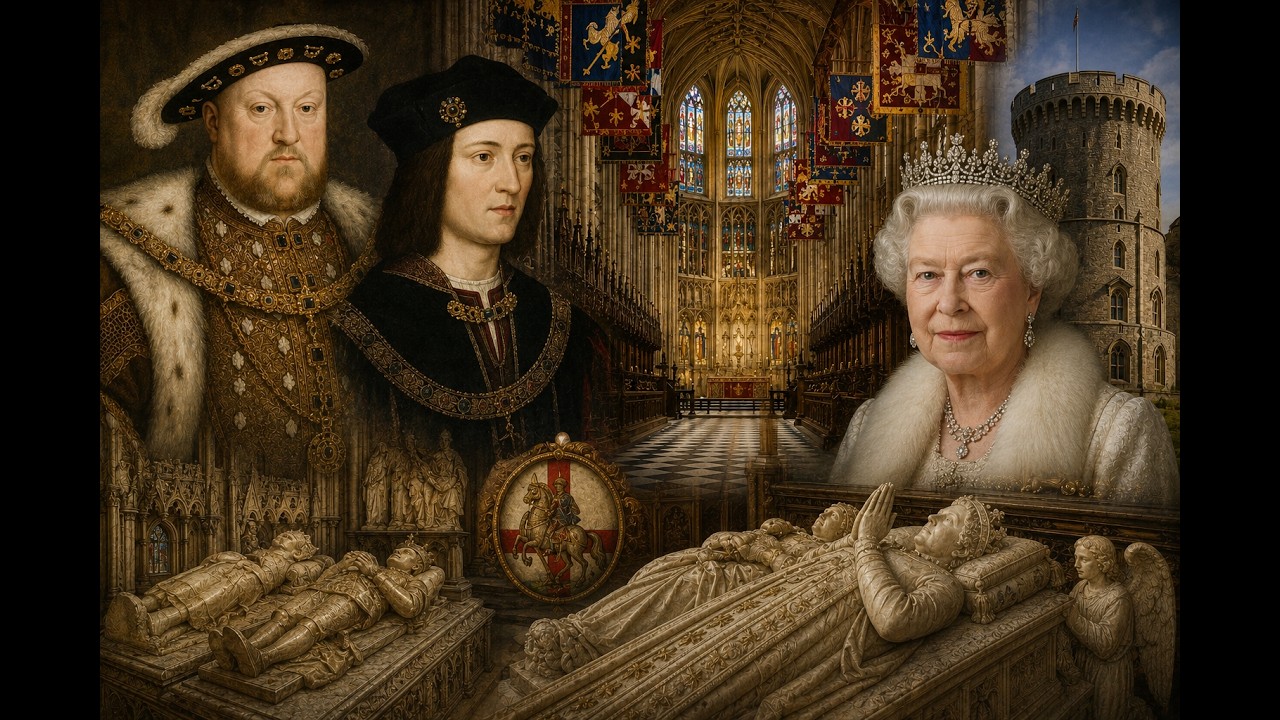 La capilla de San Jorge, Windsor: más historias del interior de la bóveda Real. #tumba #historia