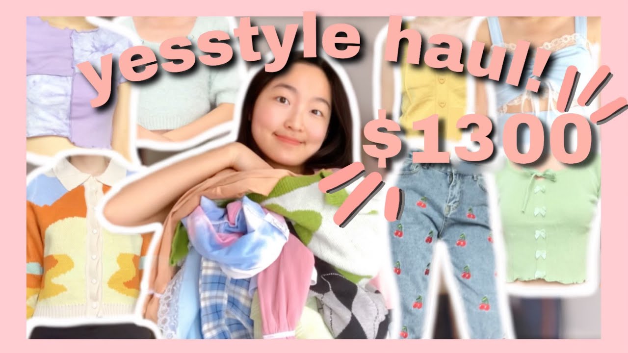 HUGE $1300 YESSTYLE try-on haul | BIGGEST haul yet (honest review) 2021